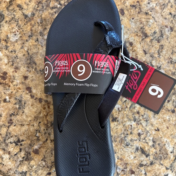 Flojos memory foam women’s flip flops - Picture 1 of 3
